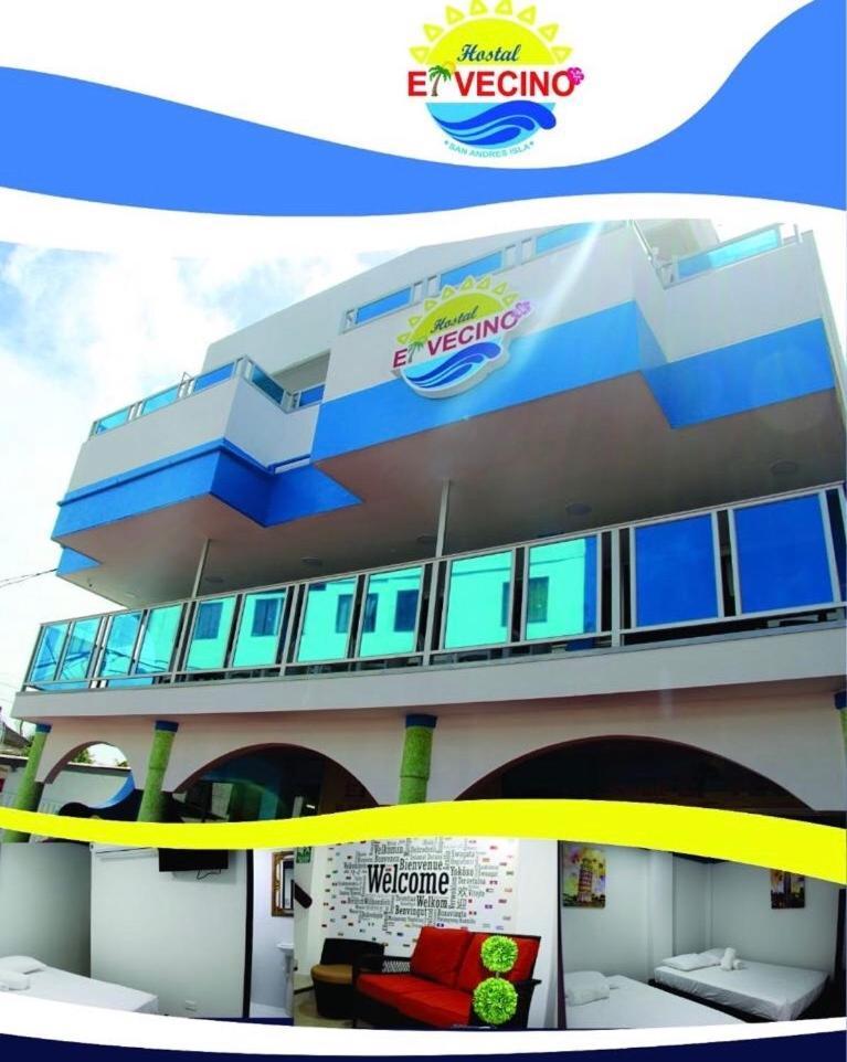 Hostal El Vecino San Andrés Exteriör bild